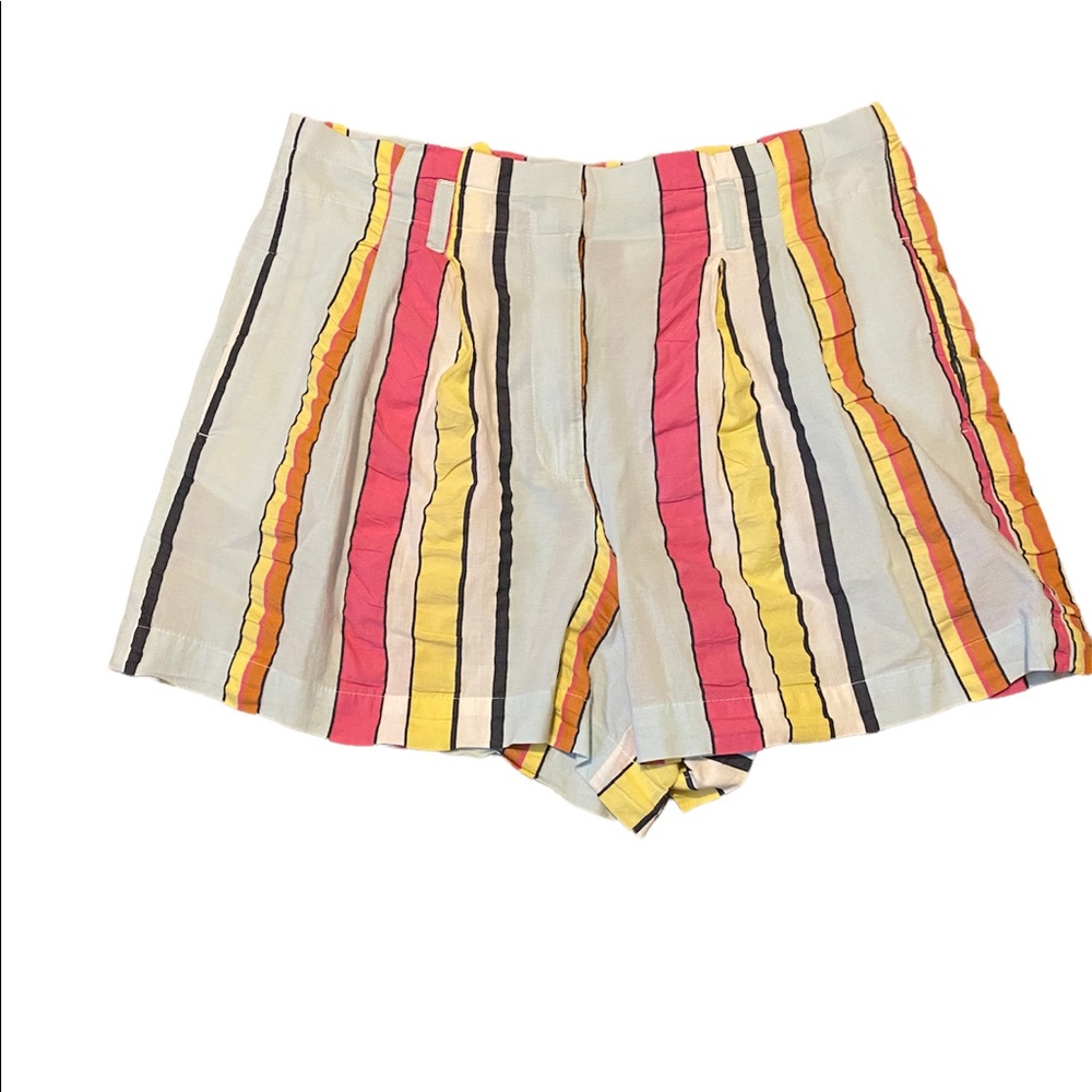 J. Crew colorful striped cotton shorts